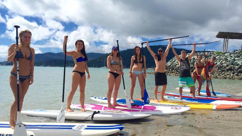 Stand up paddleboard in the Whitsundays
