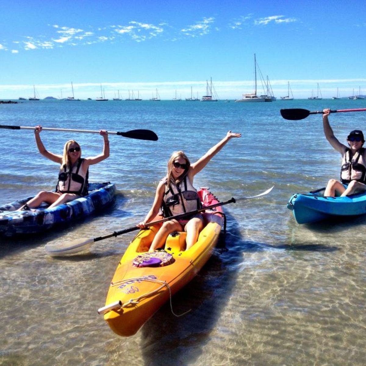 kayaking in the whitsundays