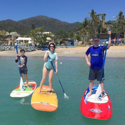 a family in the Whitsundays